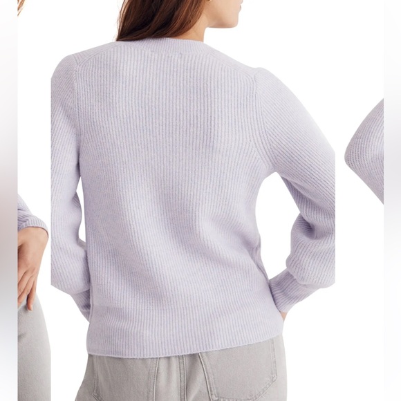 MADEWELL
Kevin Square Neck Rib Sweater in‎ Heather Hyacinth - Picture 1 of 14